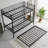 Bunk Bed With Trundle Metal Bunkbeds With Ladder Andlength Guardrailnoise Freeno Box Spring Needed