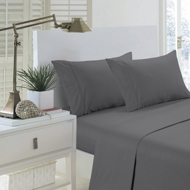 Microfiber Sheet Set, Ivory, Queen Sheet Set + Fitted Sheet + 2 Pillowcases