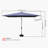 Rectangle Market Umbrella with Center Pole-859568817