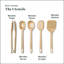 Caraway 5Pc Wooden Utensil Set