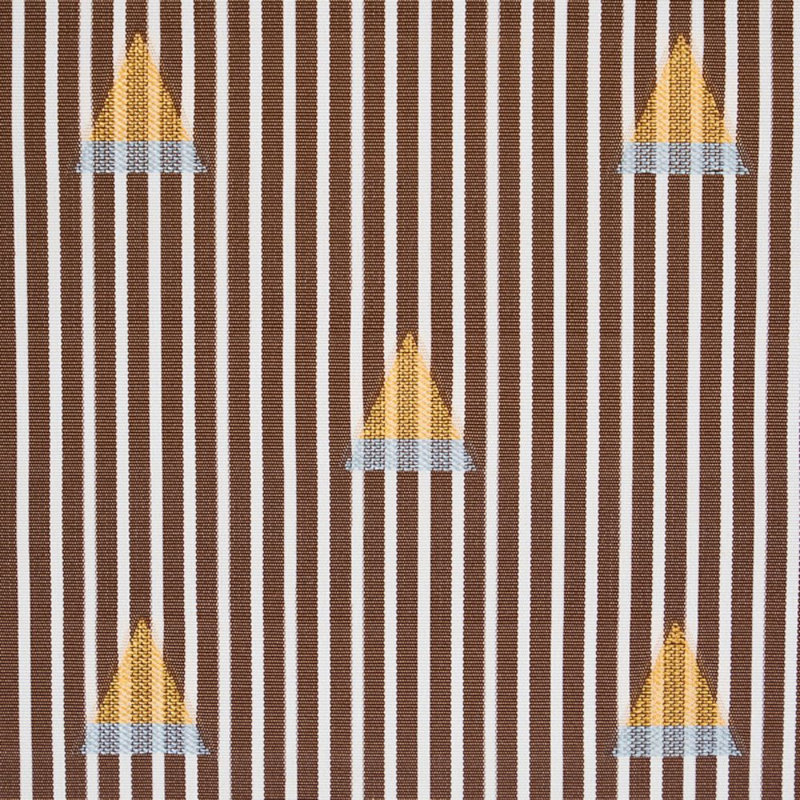Ludus Stripe Fabric, Brown/Neutral