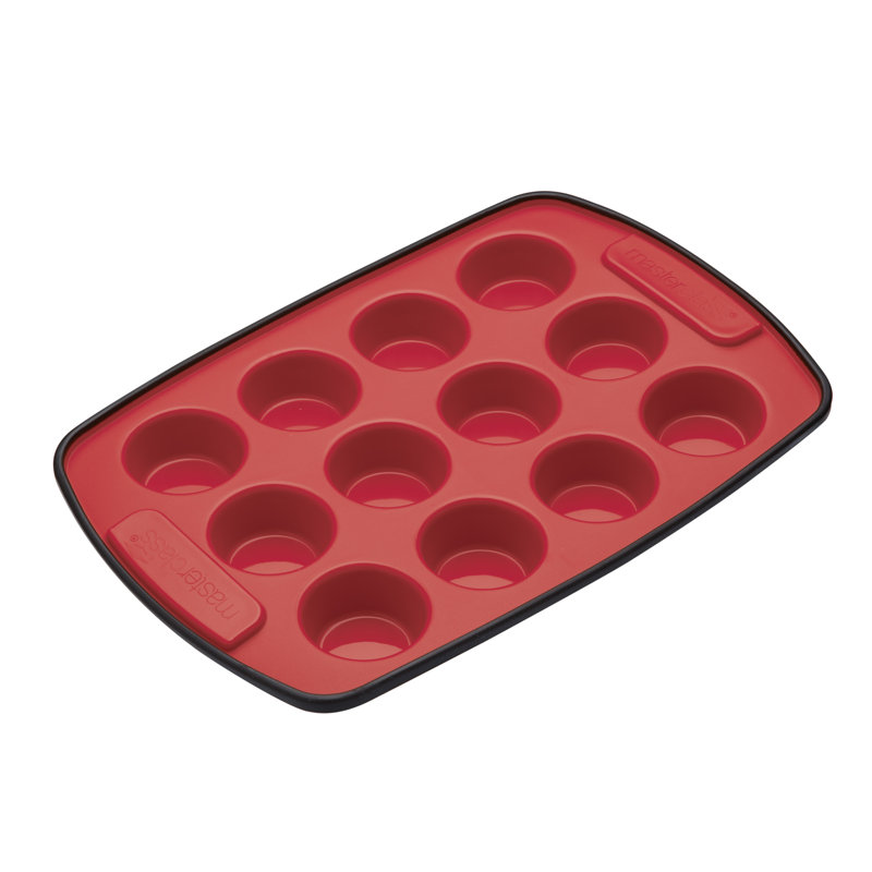 MasterClass Smart Silicone Flexible Twelve Hole Pan, 29 cm x 20 cm