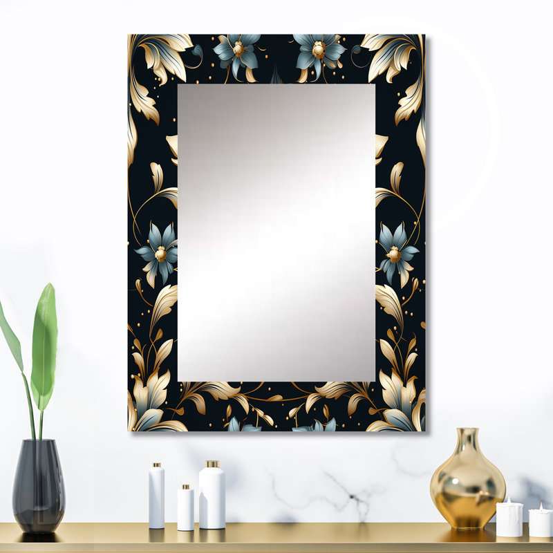 Motif floral de luxe Kerith, 32 po x 24 po