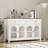 Bonnetta 55.1"W Modern Buffet Sideboard with Fluted Doors – Storage Cabinet with Drawers & Adjustable Shelves, Coffee Bar Console Table, Credenza for Living Room, Dining Room, Kitchen-273151873