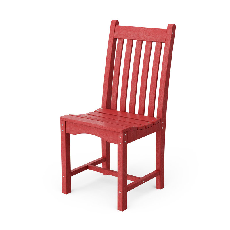 Classic Dining Side Chair, Red