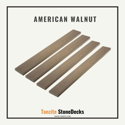 48" x 6" Stone Deck Grooved Board