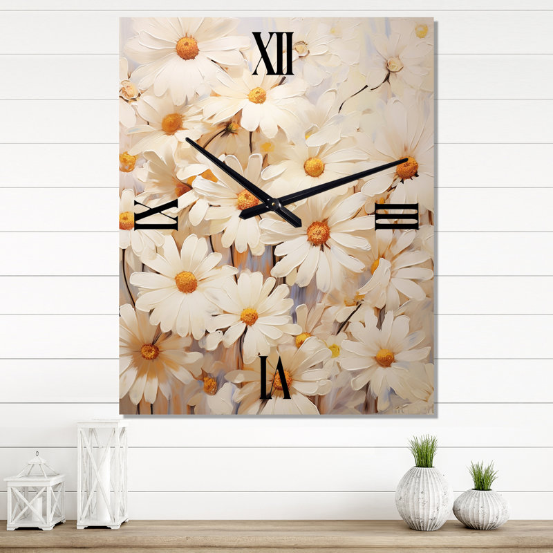 Horloges murales Gerlisa - Daisies, Grand