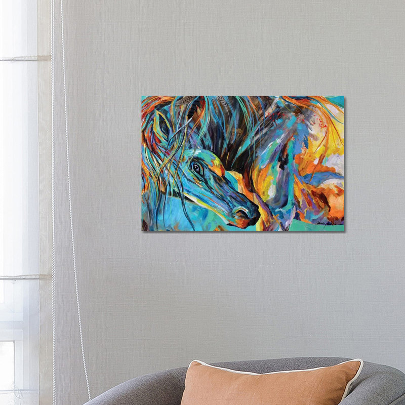 Shadows by Lindsey Dahl - Wrapped Canvas Painting, 66.04 cm H x 45.72 cm W x 1.91 cm D