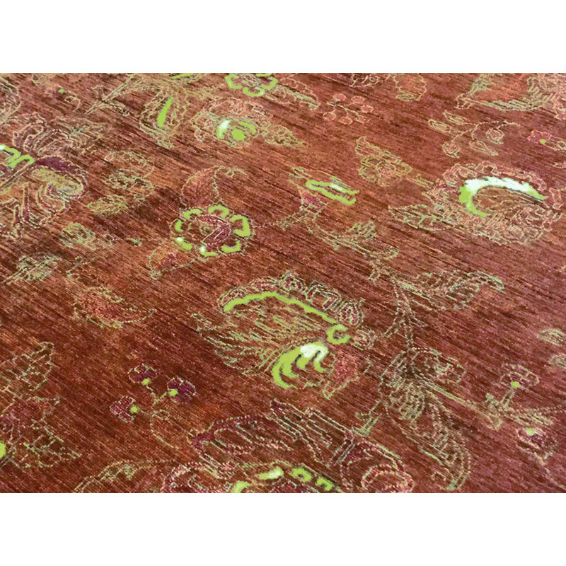 Wool Floral Indoor Rug