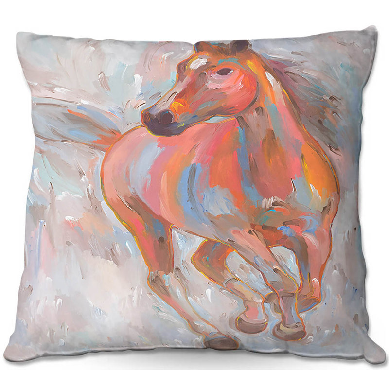 Canapé hippique carré coussin décoratif, 20 po x 20 po