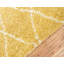 Tapis jaune à motif géométrique arrière-1255172192