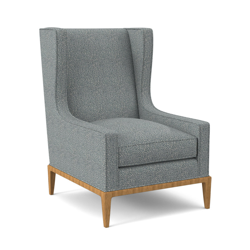 Fauteuil à oreilles 28 po Claxton, ambre, Cyan Maya