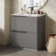 Meuble-lavabo de salle de bain avec lavabo en céramique-2125092230