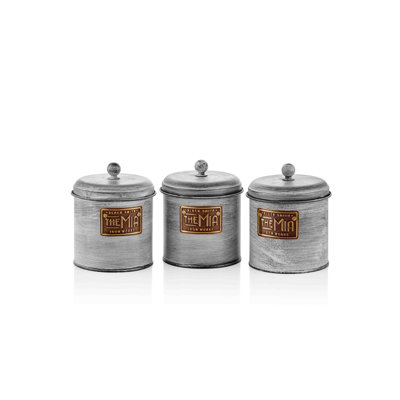 Metal Jar - Set of 3
