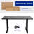 Adjustable Metal Base Standing Desk-83830689