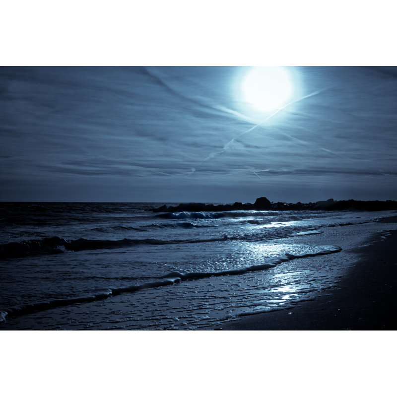 Glowing Moon by Ryasick - Wrapped Canvas Print, 51cm H x 76cm W x 3.8cm D