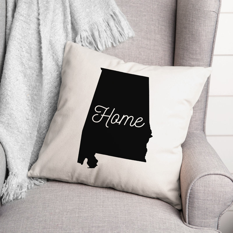 Housse de coussin carré et insert, Alabama