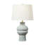 Thomas O'Brien Nova 1 Light Bedroom Home Office Living Room Lamp With White Linen Shade-1780087825