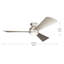Ventilateur de plafond à DEL en nickel brossé Sola-1417193861-1417193866