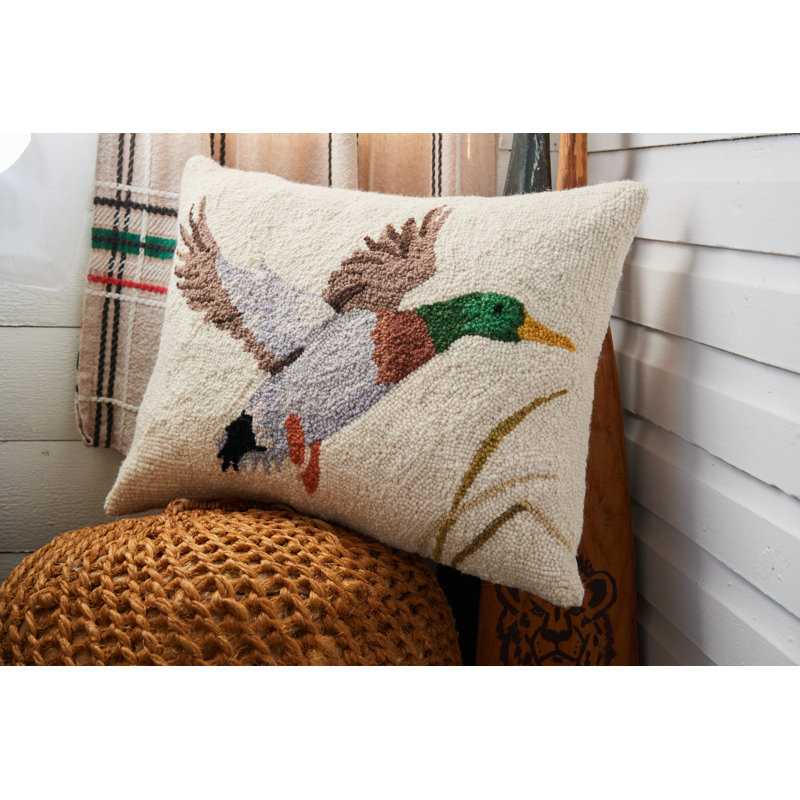 Coussin en laine Camp Wandawega Mallard