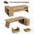 L-Shaped Executive Desk,Lagrge Desk With Drawers-760631107