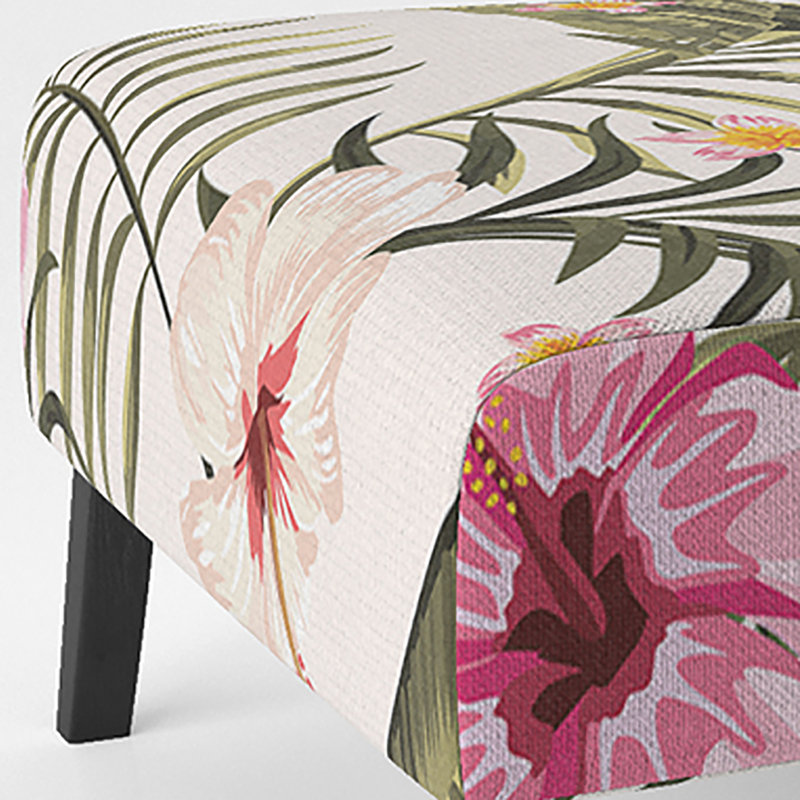 Fauteuil de chambre Exotic Tropical Palm - Fauteuil de chambre rembourré Cabin & Lodge