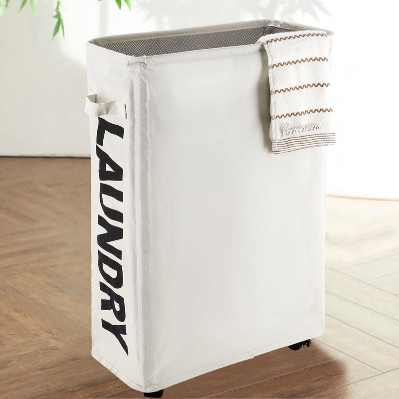 Panier à linge plié, Beige