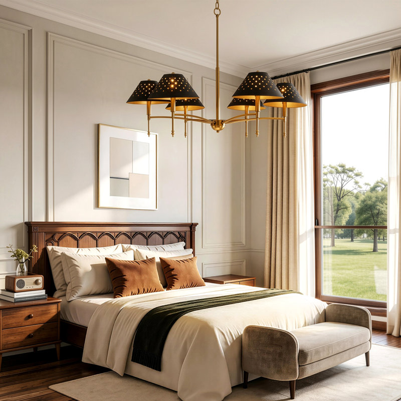 35.4'' Modern Chandelier with Adjustable Chain
