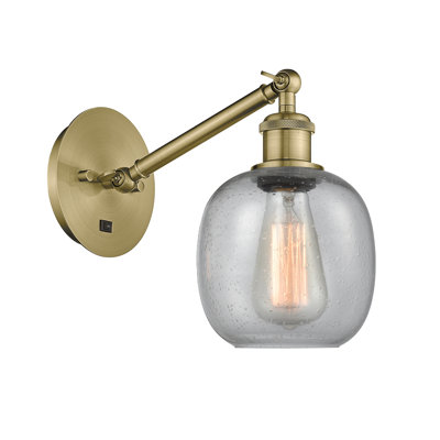 Applique murale 1 lumière 6 po avec bras ajustable Shauna