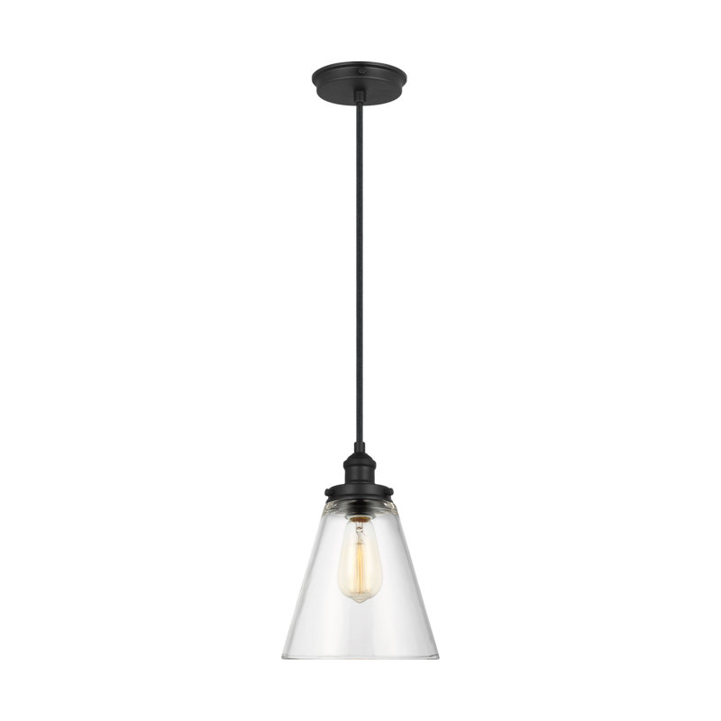 Topanga Single Light Glass Dimmable Pendant | Birch Lane