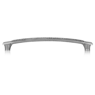8” C TO C LINEN WEAVE SMALL APPLIANCE PULL ANTIQUE NICKEL FINISH