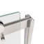 Porte de douche encadrée en aluminium de 56 à 60 po x H 74 po avec barre à serviettes-115203644