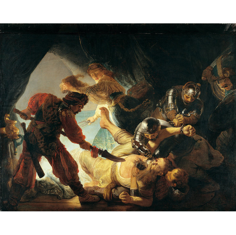 L'aveuglement de Samson, H 19 po x l 24 po