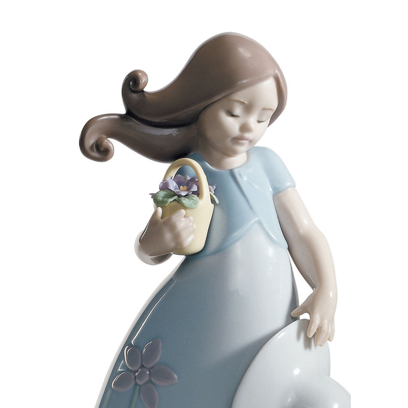 Little Violet Girl Figurine