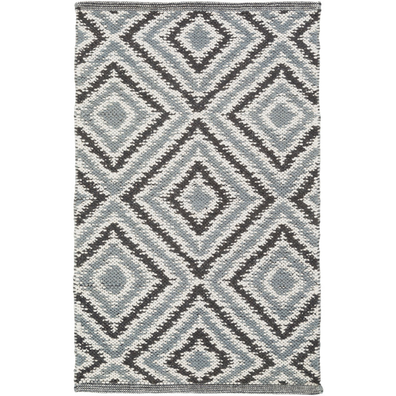 Halycon Wool Geometric Indoor Rug, Rectangle 2' x 3'