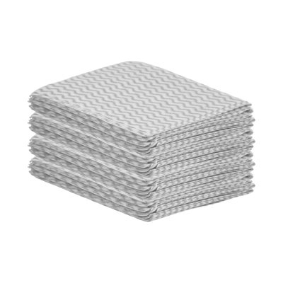 Lingettes nettoyantes à usage multiple Superio pour la maison, la salle de bain et le bureau. Torchon jetable (gris), paquet de 20