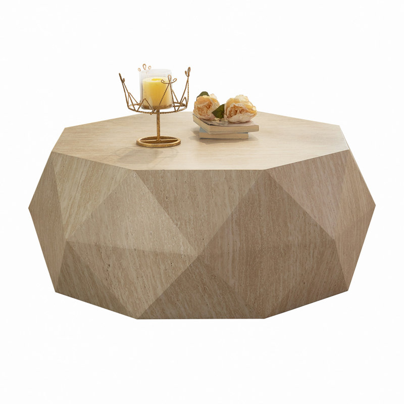 Modern Farmhouse Coffee Table Drum Coffee Table
