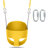 Winado Rubber Bucket Swing Swing Seat with Mounting Hangers and Chains-57360382