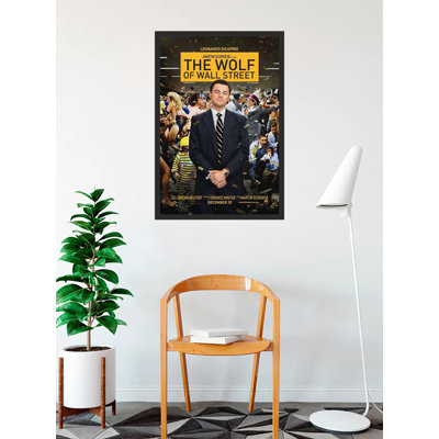 Loup de Wall Street, impression sur affiche encadrée