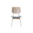 Oscar Wood Dining Chair With Gray Cushion (Set Of 6), White Ash-905013373-903812577
