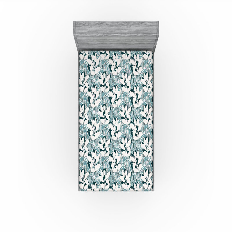 Drap-housse Ambesonne Wild Nature, Drap-housse de taille simple