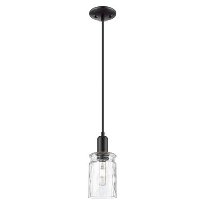 Mini-luminaire suspendu à cordon 1 lumière 5 po Arcadia - Lamine