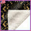 Couvertures noires et dorées Ikat-129218455