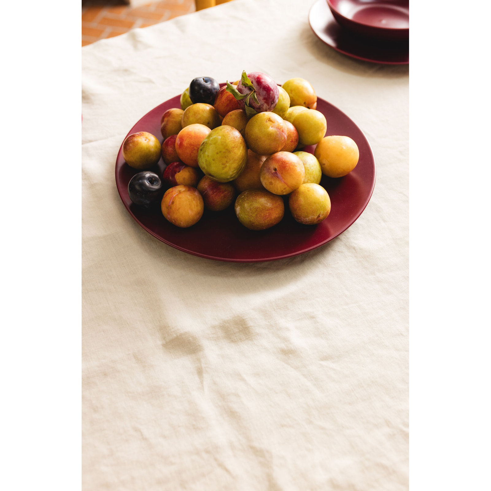 Year & Day Ceramic Serving Platter, Plum
