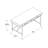 Vallee Steel Writing Desk with Built-In Electrical Outlet-2034804619