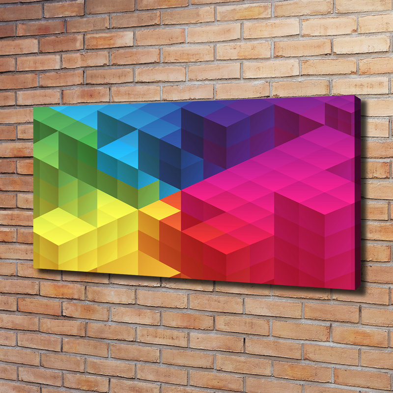 Geometric Background - Wrapped Canvas Print