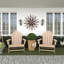 Décoration murale en métal Sun Home avec finition cuivre vieilli