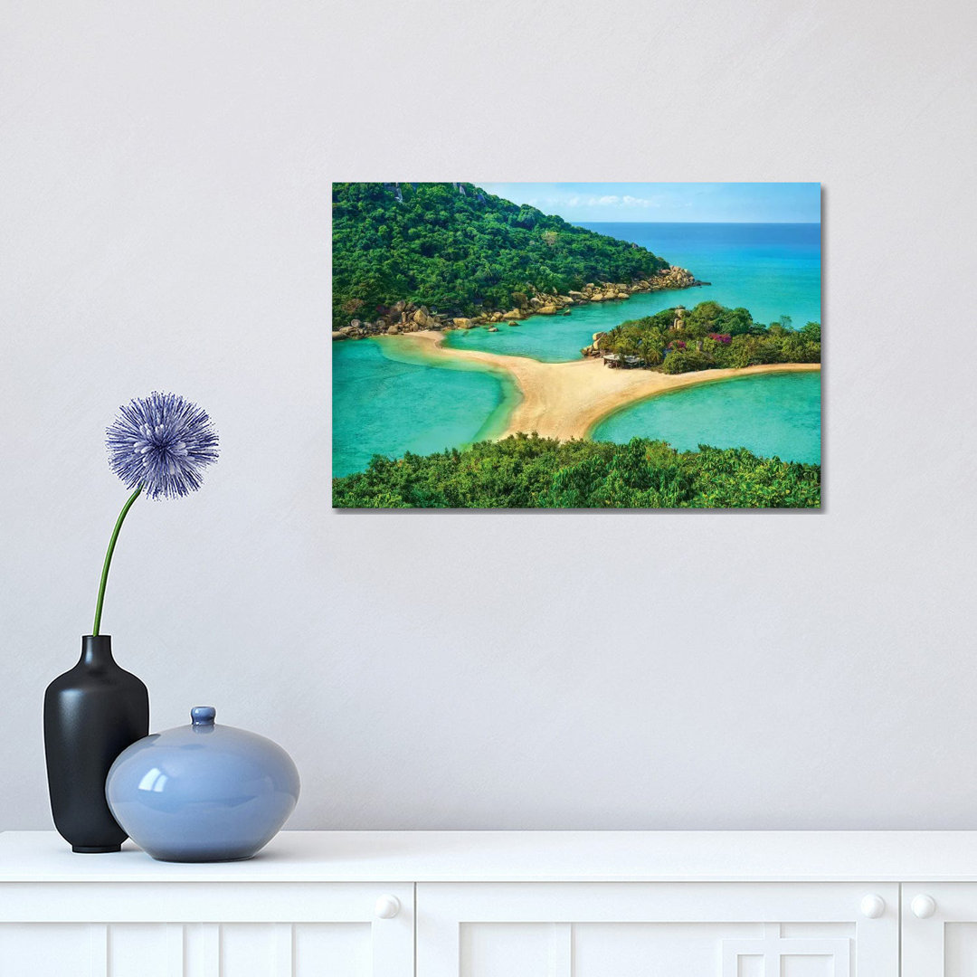 Koh Nang Yuan Paradise Island In Thailand by Ben Heine - Wrapped Canvas Print
