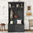 Hall Tree With Storage Shoe Bench For Entryway And Hallway, 4-In-1 Design Coat Racks With Hooks For Living Room-1131647251