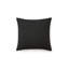 Black Drift Weave Indoor Outdoor Pillow Cover 24x24